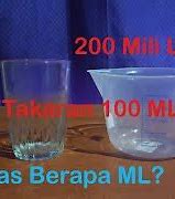 Contoh Gelas Ukuran 300 Ml